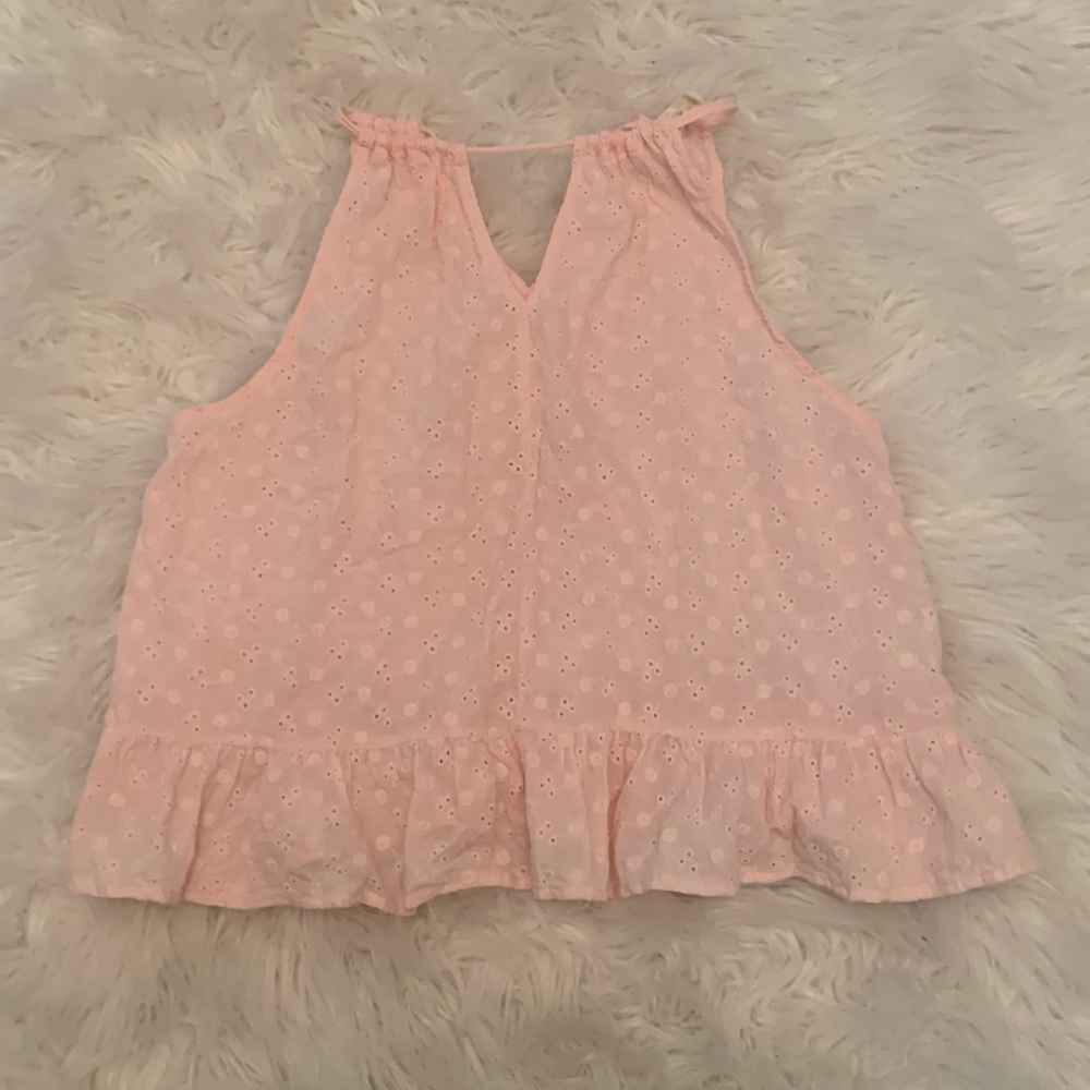 Baby Pink Ruffle Shirt